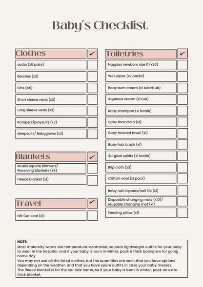 No-Fluff ChildBirth Preparation Guide